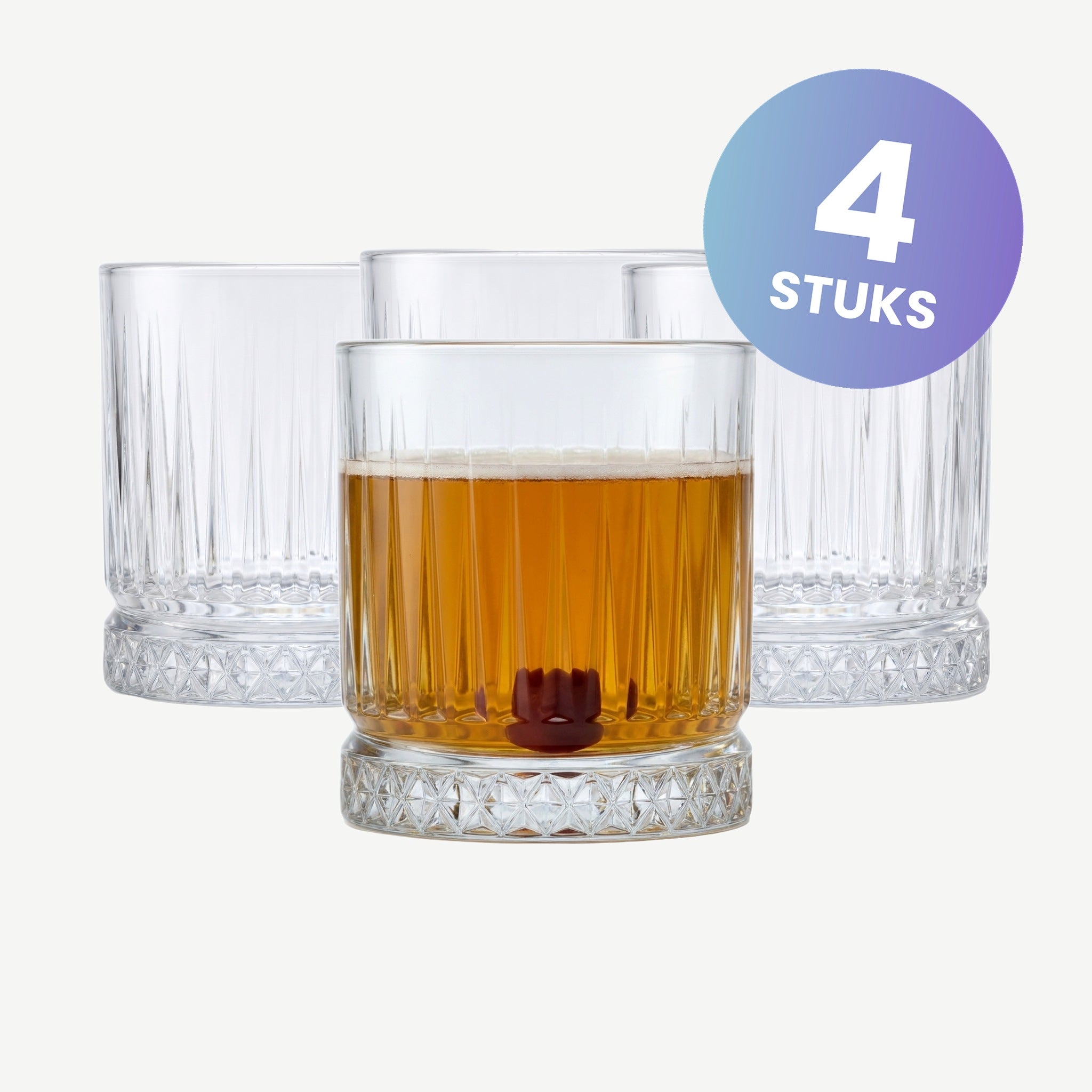 Pasabahce Elysia Tumbler 35,5 Cl - set van 4 glazen