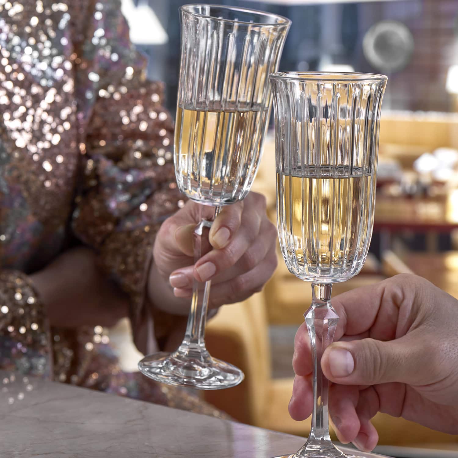 Pasabahce Joy Champagneglas / Coupe 25,5 Cl - 4 Stuks - Glazen.nl