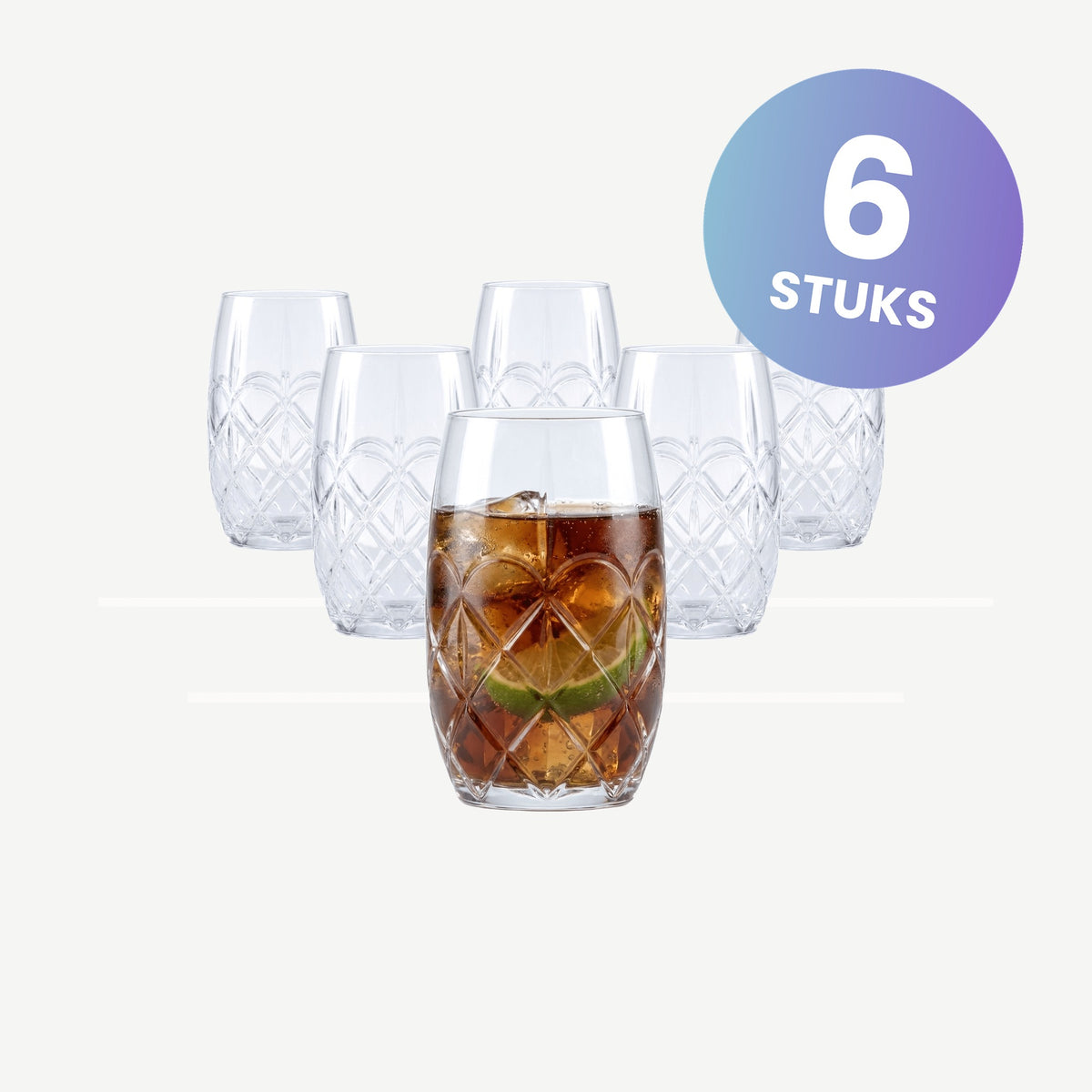 RCR Alkemist Longdrinkglas 51 Cl - set van 6 glazen