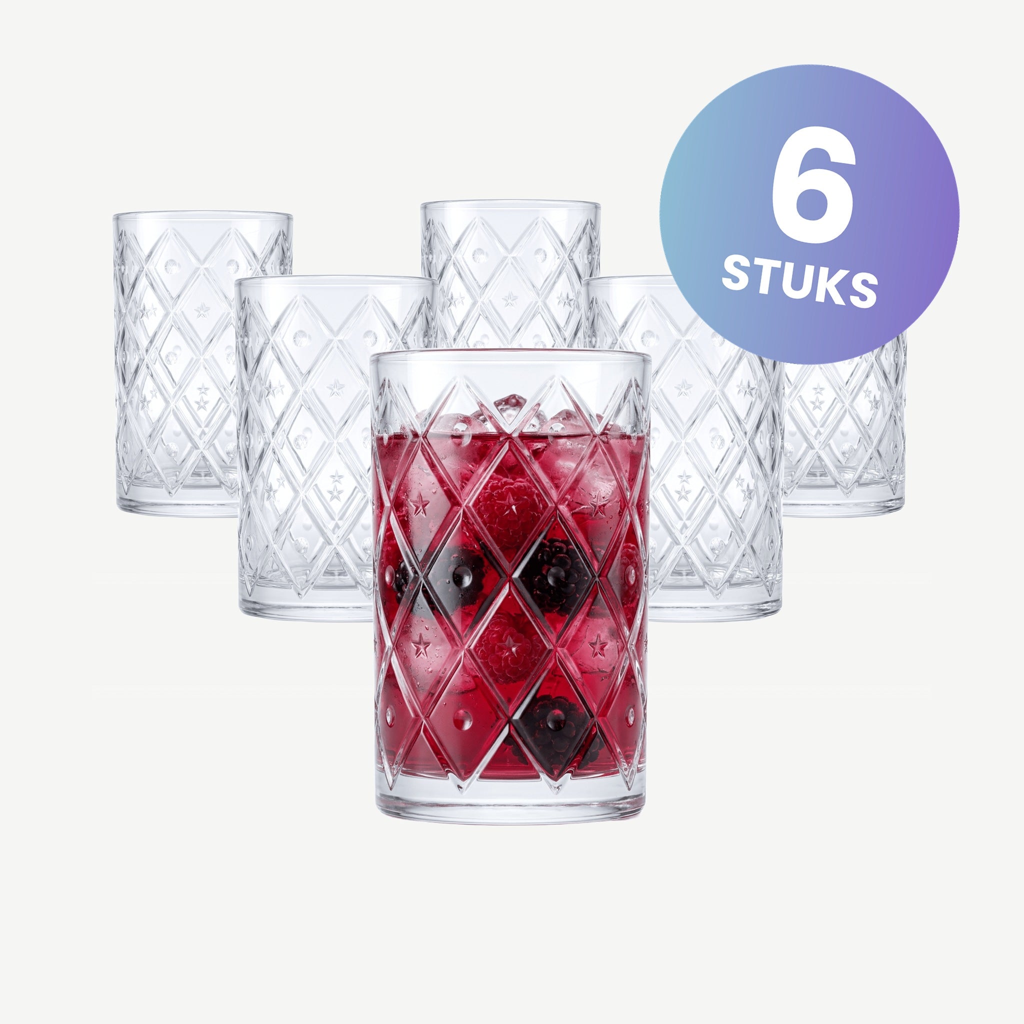 RCR Circus Tumbler 43 Cl - set van 6 glazen