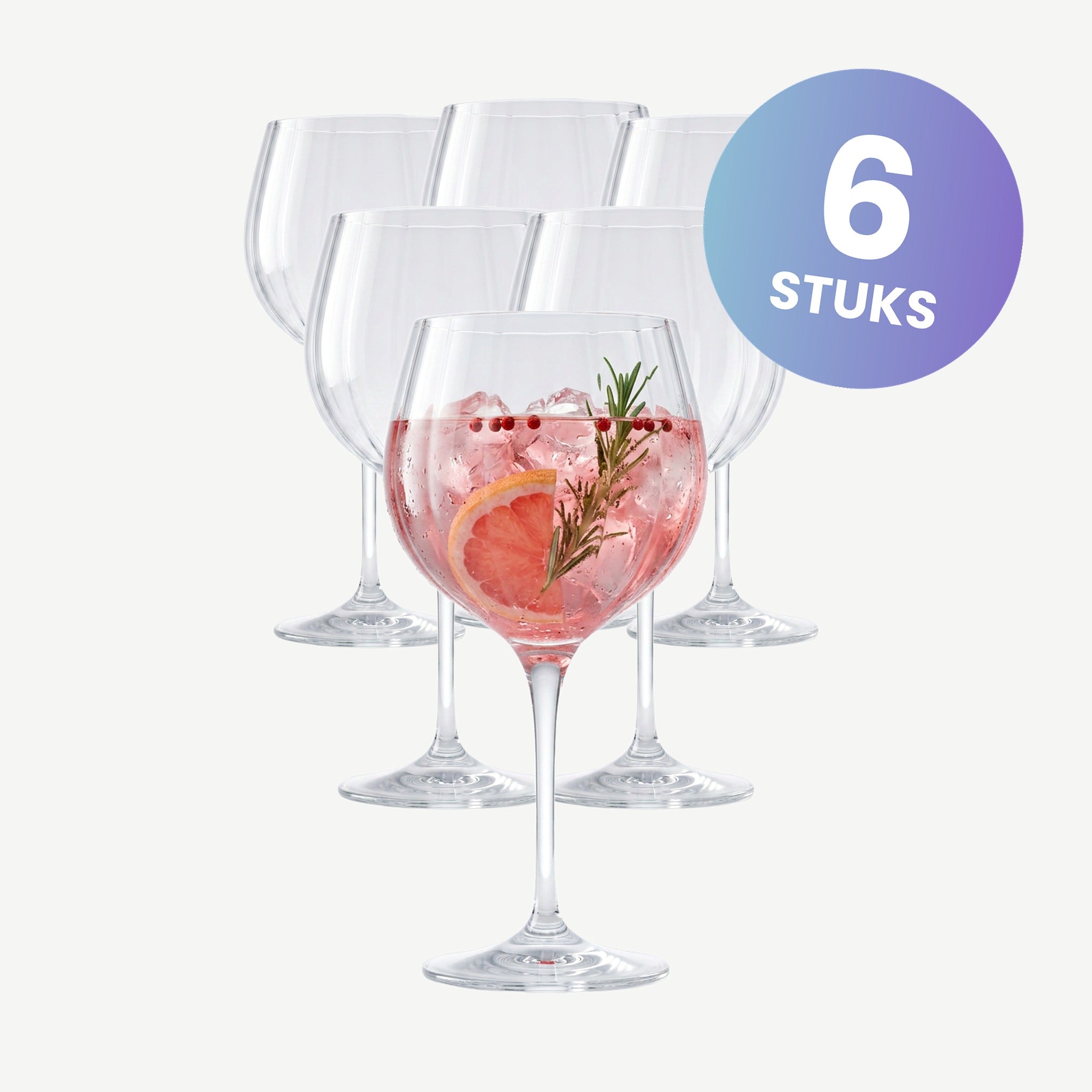 RCR Optiq Gin Tonic Glas 67 Cl - set van 6 glazen