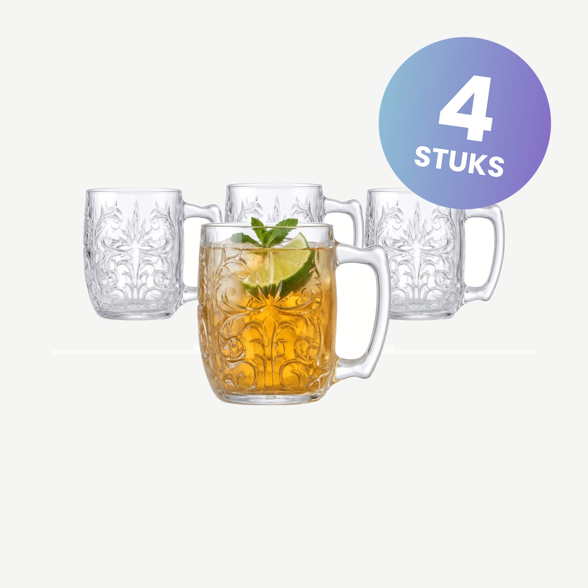 RCR Tattoo Moscow Mule 42 Cl - set van 4 glazen