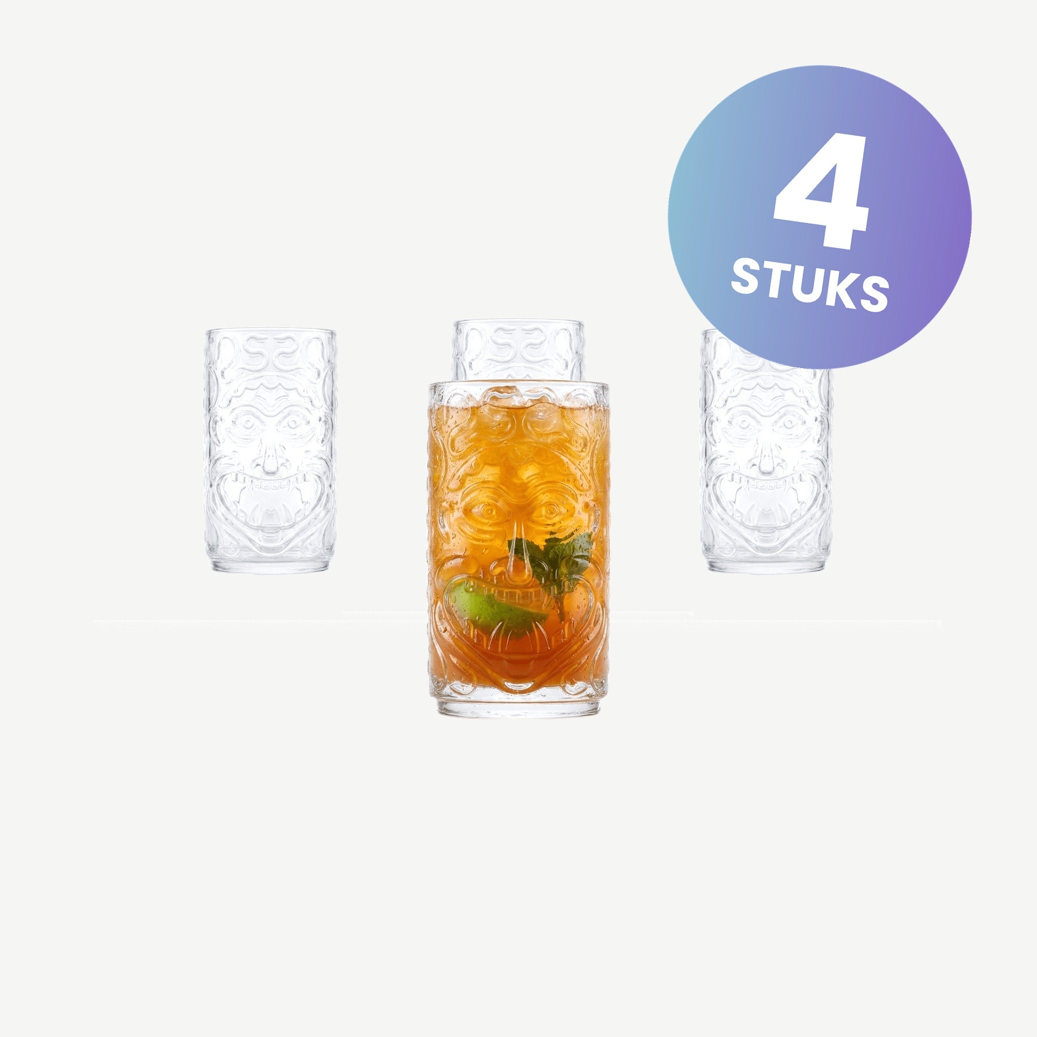 RCR Tiki Etruria Cocktailglas 45 Cl - set van 4 glazen