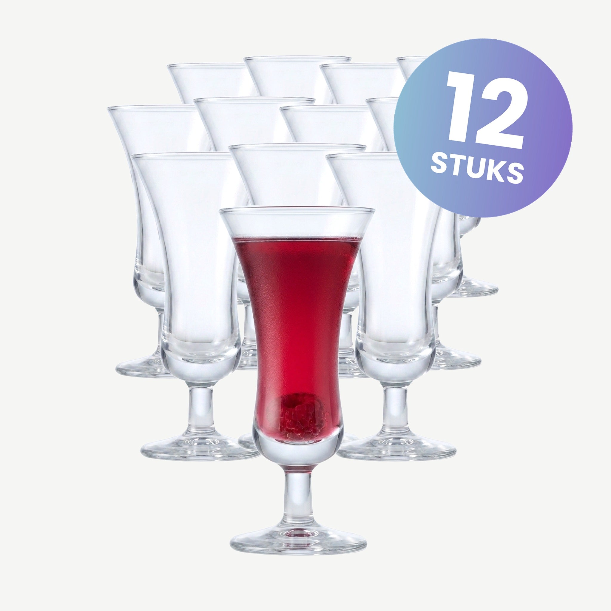 Royal Leerdam Intermezzo Borrelglas 3,5 Cl Met Maatstreep Tuba - set van 12 glazen