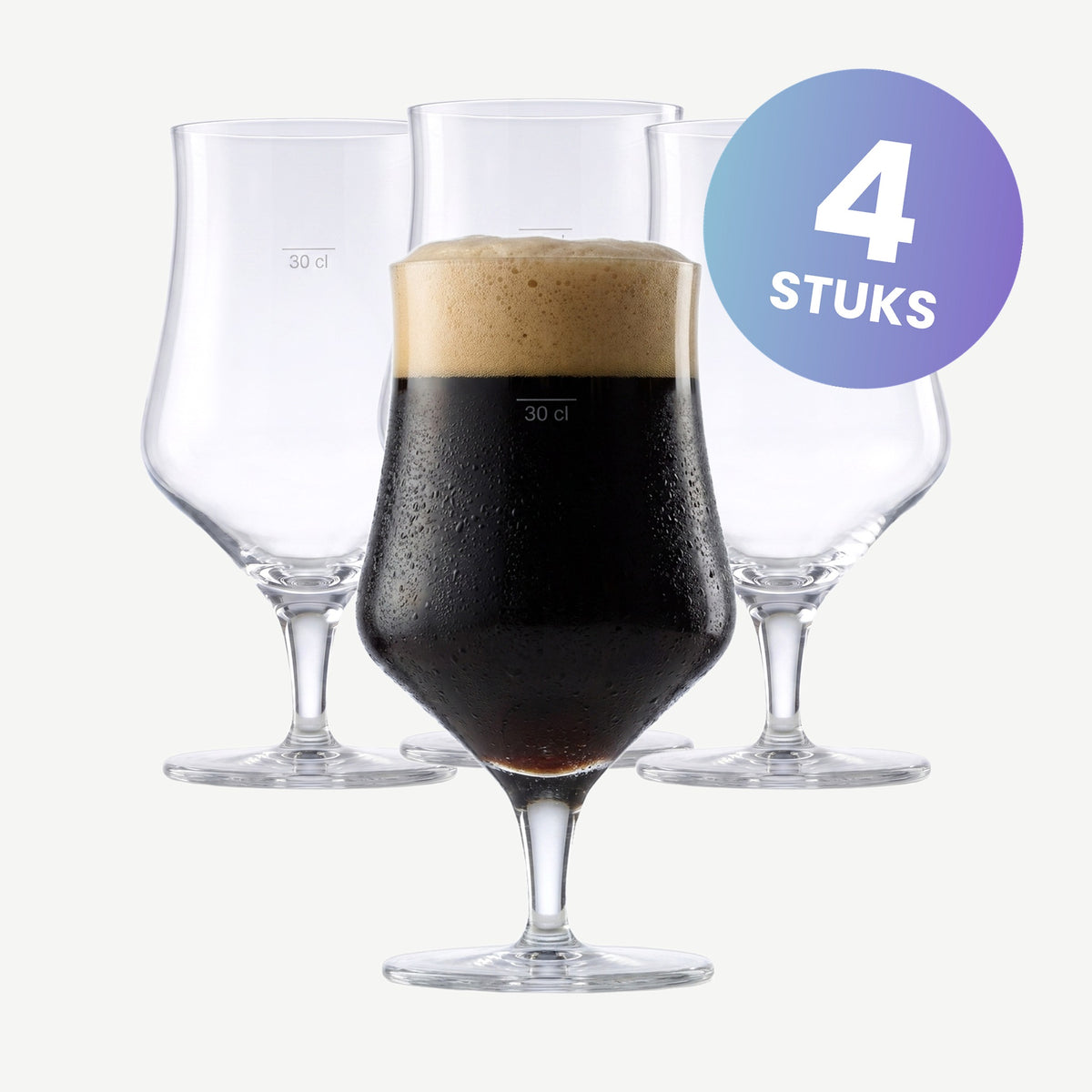 Schott Zwiesel Beer Basic Craft Bierglas 30 Cl met Maatstreep - set van 4 glazen