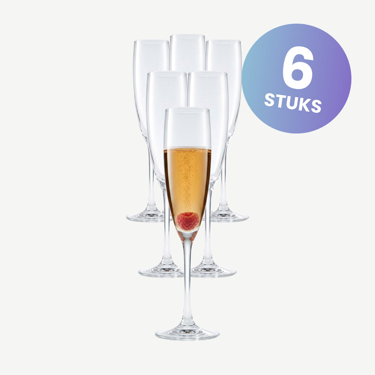 Schott Zwiesel Classico Champagneglas 21 Cl met Mousseerpunt - set van 6 glazen