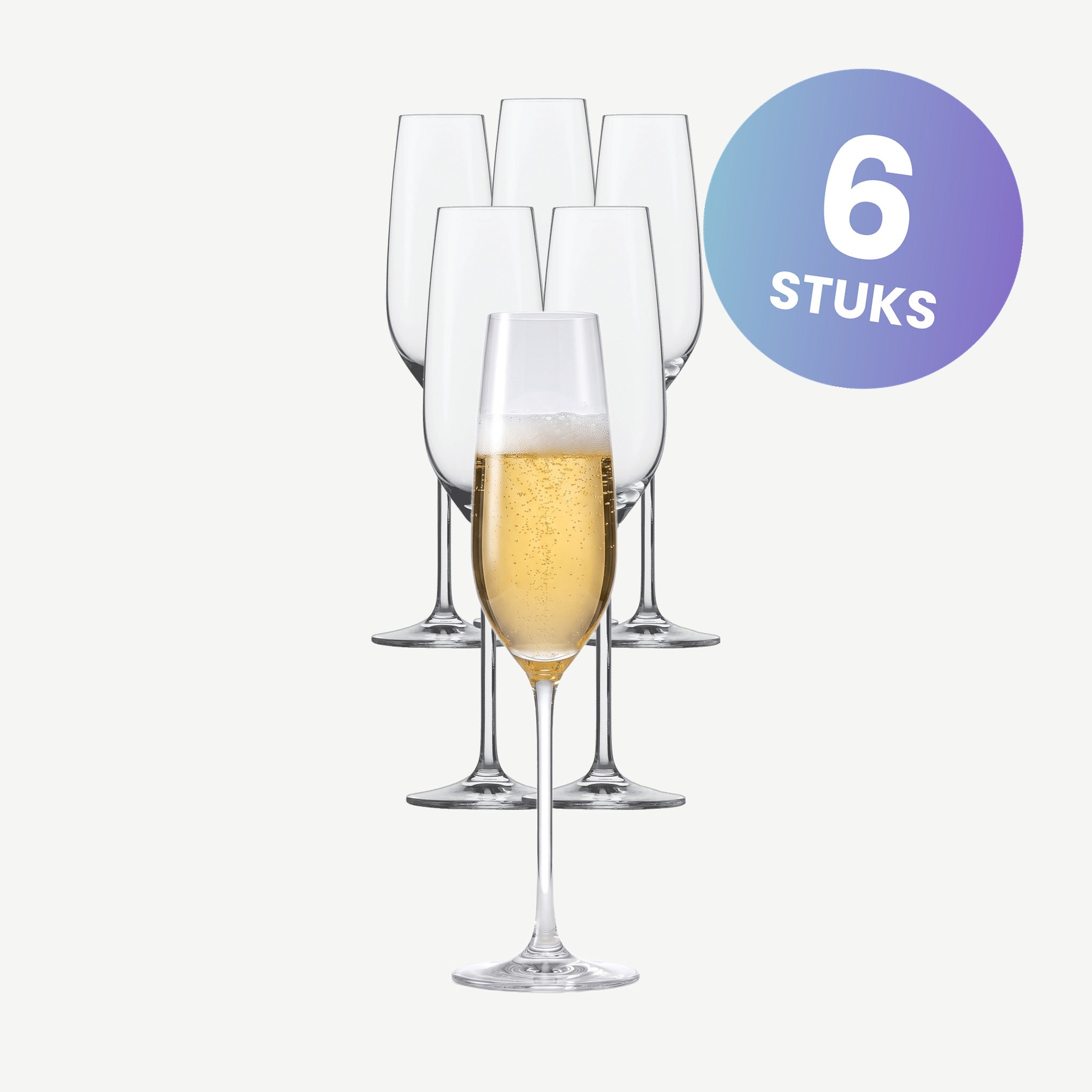 Schott Zwiesel Fortissimo Champagneglas / Flute 24 cl - set van 6 glazen