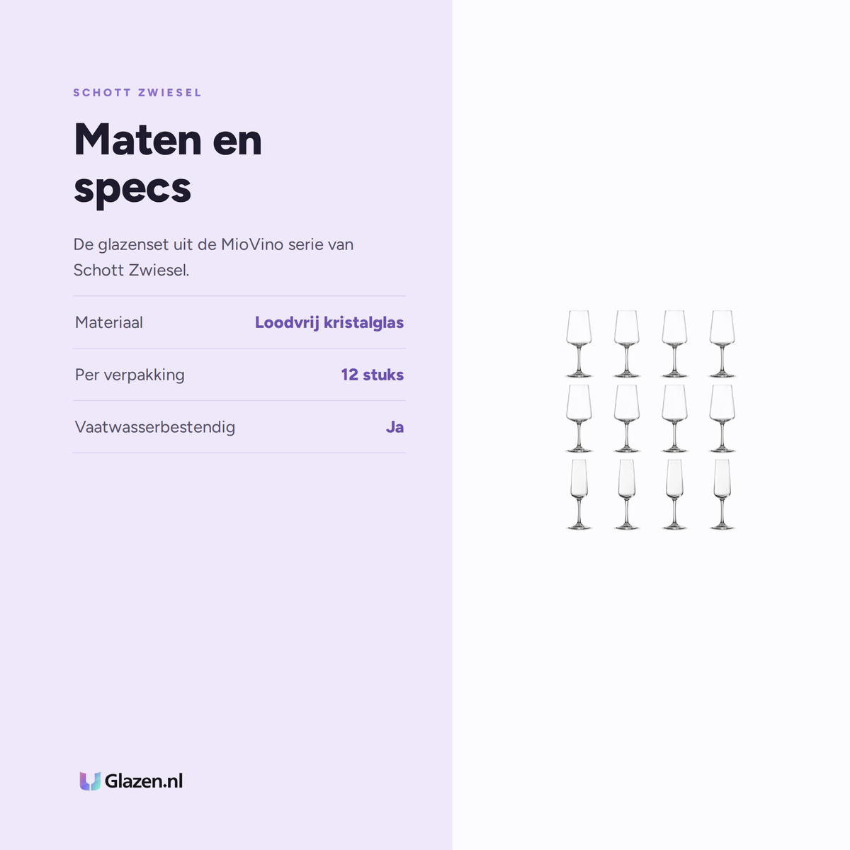 Maten en specs van Schott Zwiesel MioVino Set