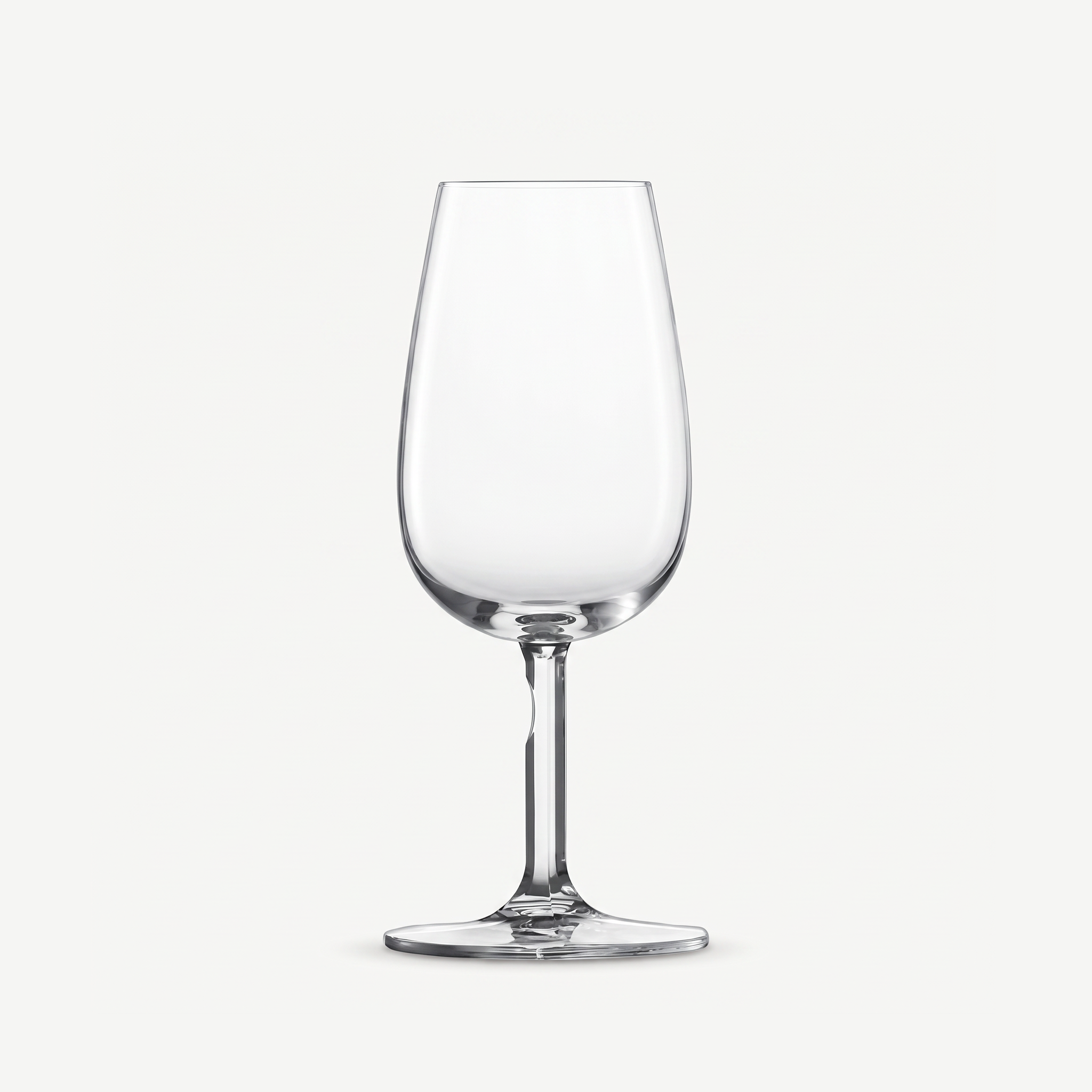 Schott Zwiesel Siza Portglas 23 Cl - 6 Stuks leeg op gebroken witte achtergrond