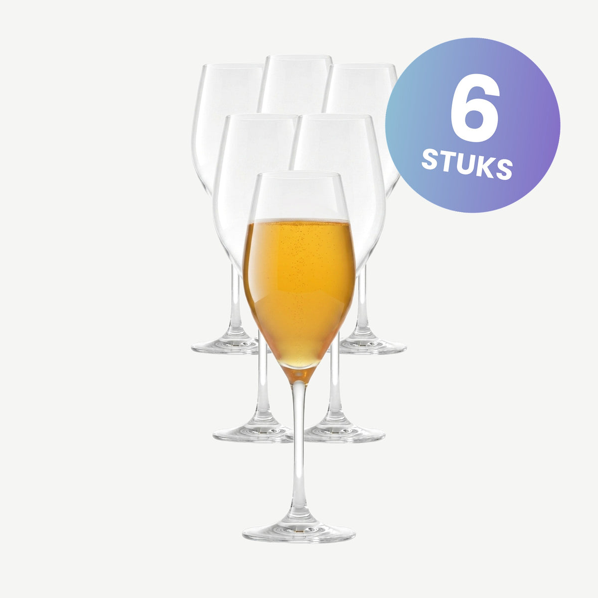 Schott Zwiesel Vina Champagneglas 26 Cl met Mousseerpunt - set van 6 glazen