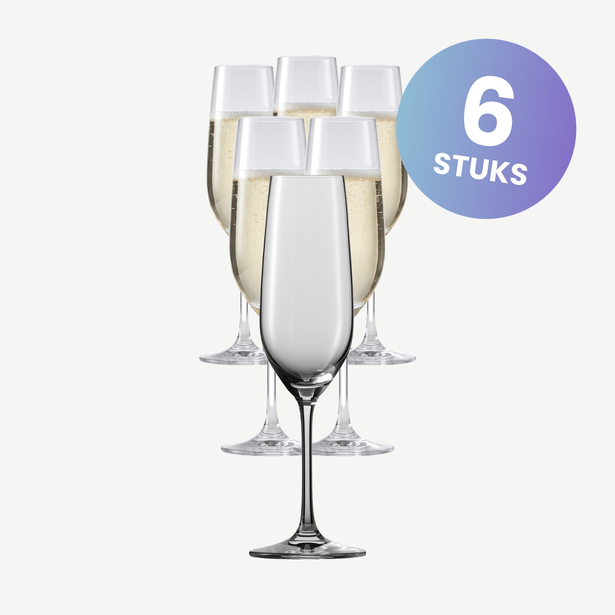 Schott Zwiesel Vina Champagneglas / Flute 22,7 cl - set van 6 glazen