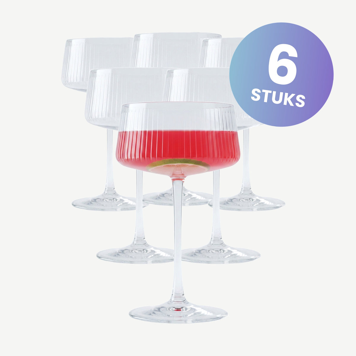 Stölzle Lausitz Soho Champagnecoupe 32 Cl - set van 6 glazen