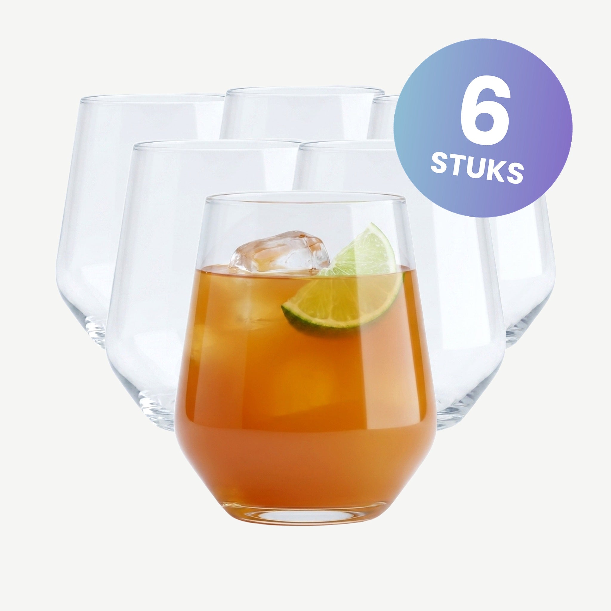 Stölzle Lausitz Revolution Tumbler 37 Cl - set van 6 glazen
