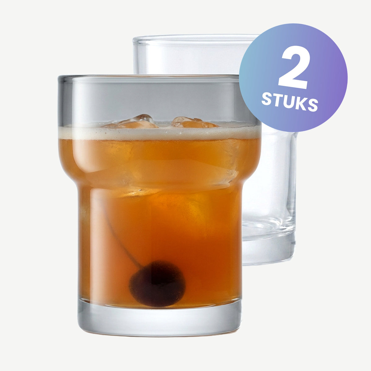 Utility Tumbler 300 ml Set van 2 Stuks - set van 2 glazen