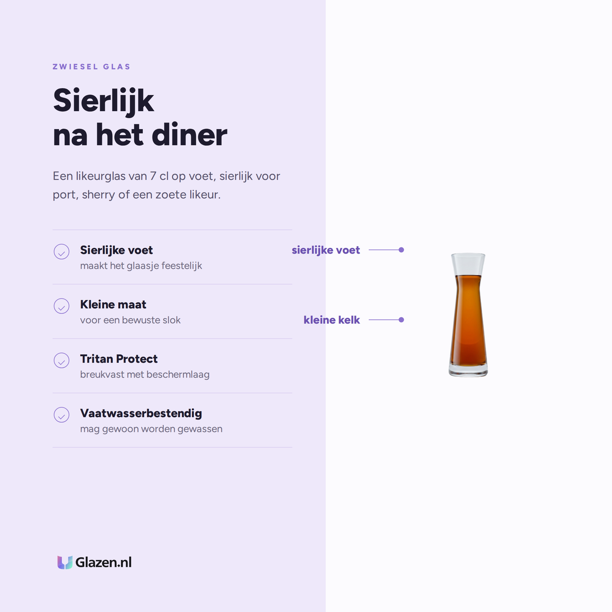 Eigenschappen van Zwiesel Glas Belfesta Likeurkaraf 7 Cl