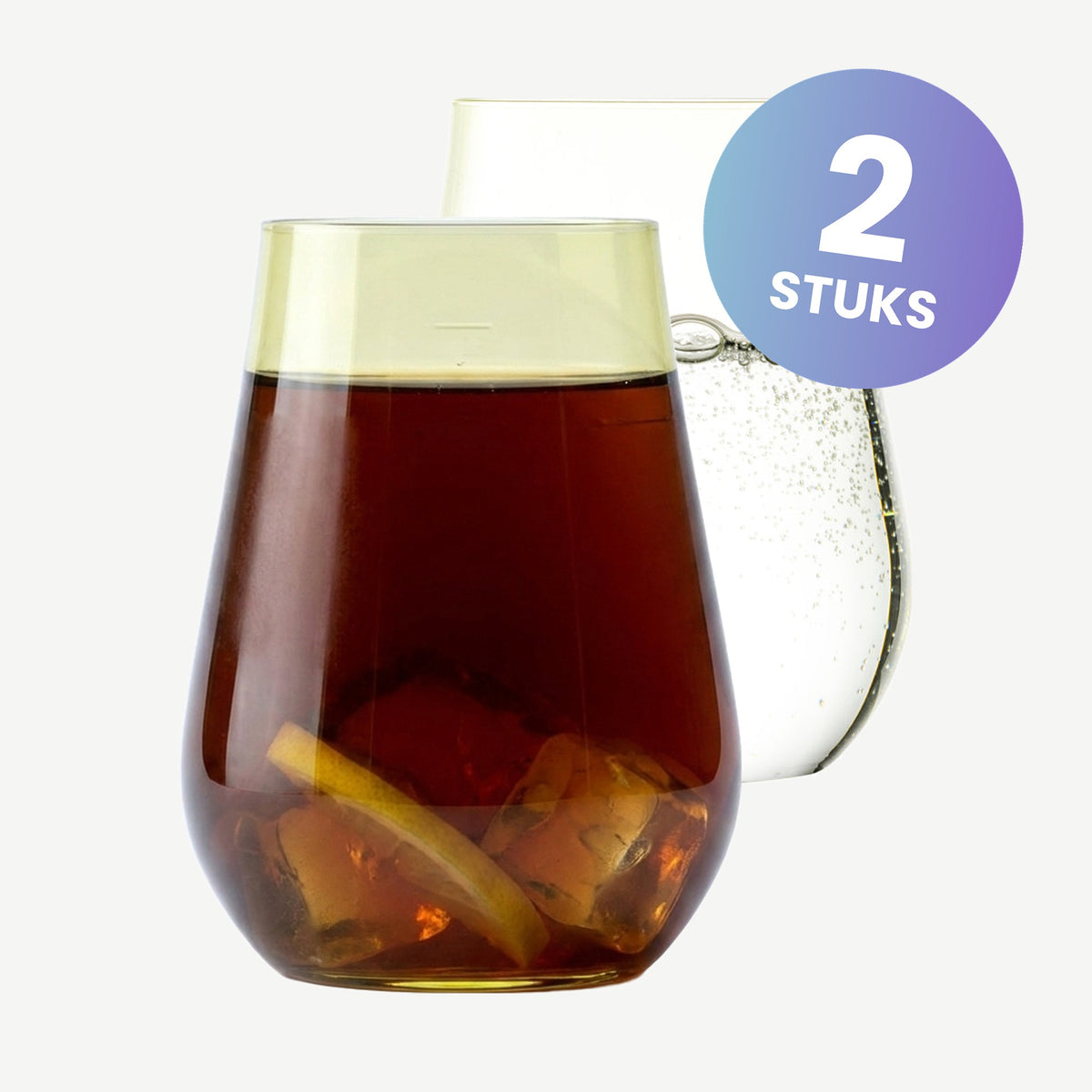Zwiesel Glas Kolibri Tumbler Allround 49,8 Cl met Maatstreep Lemon - set van 2 glazen