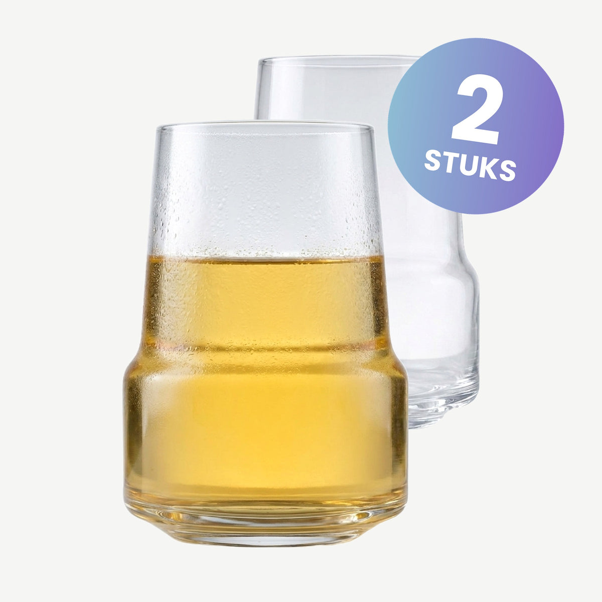 Zwiesel Glas Level Witte Wijntumbler 37,8 Cl met Mousseerpunt - set van 2 glazen