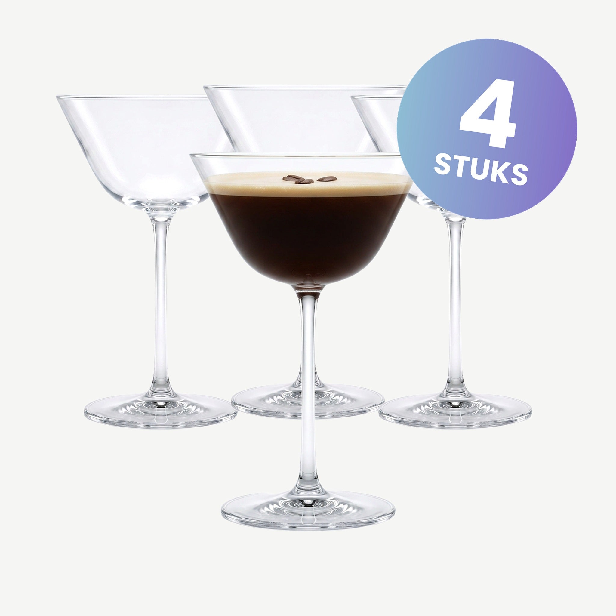 Zwiesel Glas Tone Martiniglas 18,2 Cl - set van 4 glazen