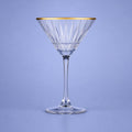 Pasabahce Elysia Martiniglas 22 Cl Gouden Rand - 4 Stuks