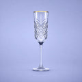 Pasabahce Timeless Champagneglas / Flute 17,5 Cl Gouden Rand - 4 Stuks