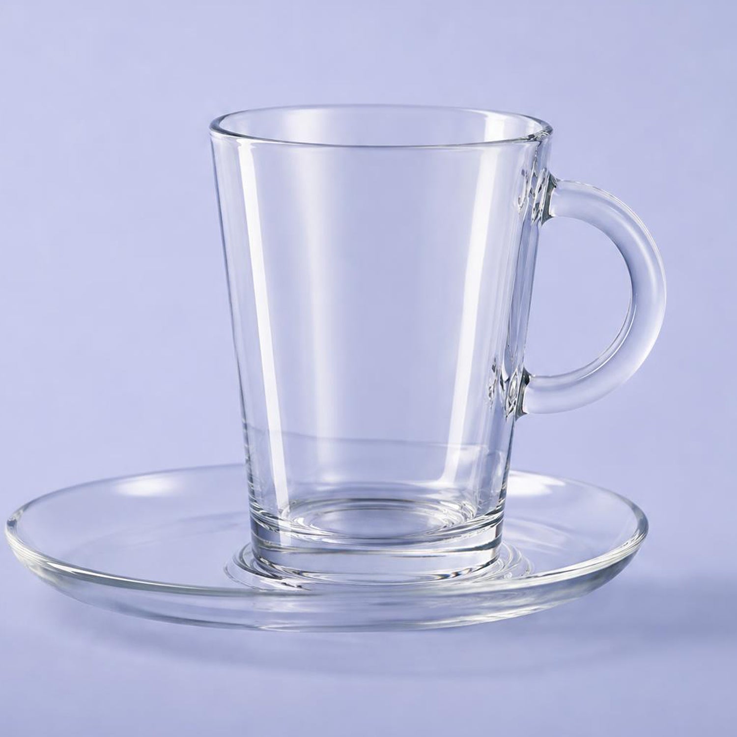 Pasabahce Tribeca Theeglas 40 Cl En Schotel Ovaal13X18,5 - 2 Stuks - Glazen.nl