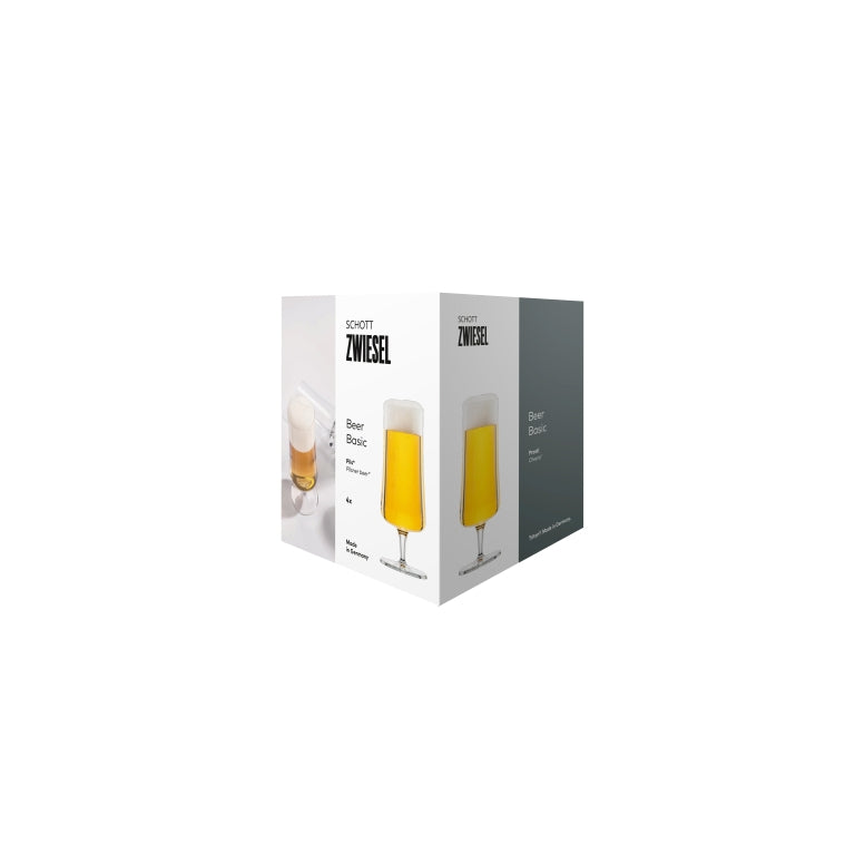 Schott Zwiesel Beer Basic Pils Bierglas 30 Cl met Maatstreep - 4 Stuks