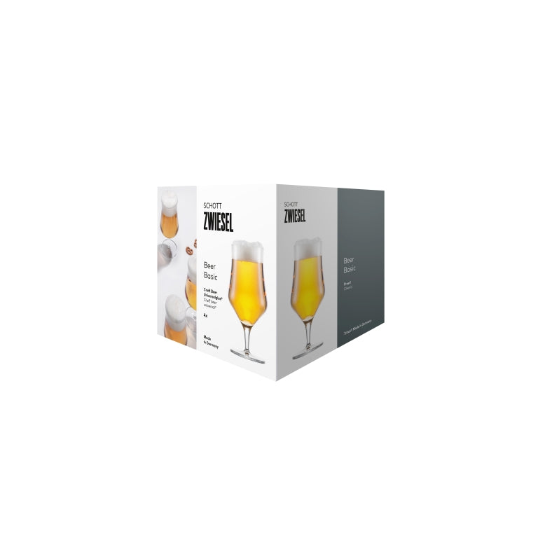 Schott Zwiesel Beer Basic Craft Bierglas 30 Cl met Maatstreep - 4 Stuks