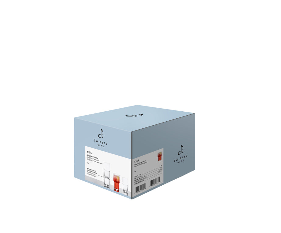Zwiesel Glas Click Longdrinkglas 47,6 Cl - 4 Stuks