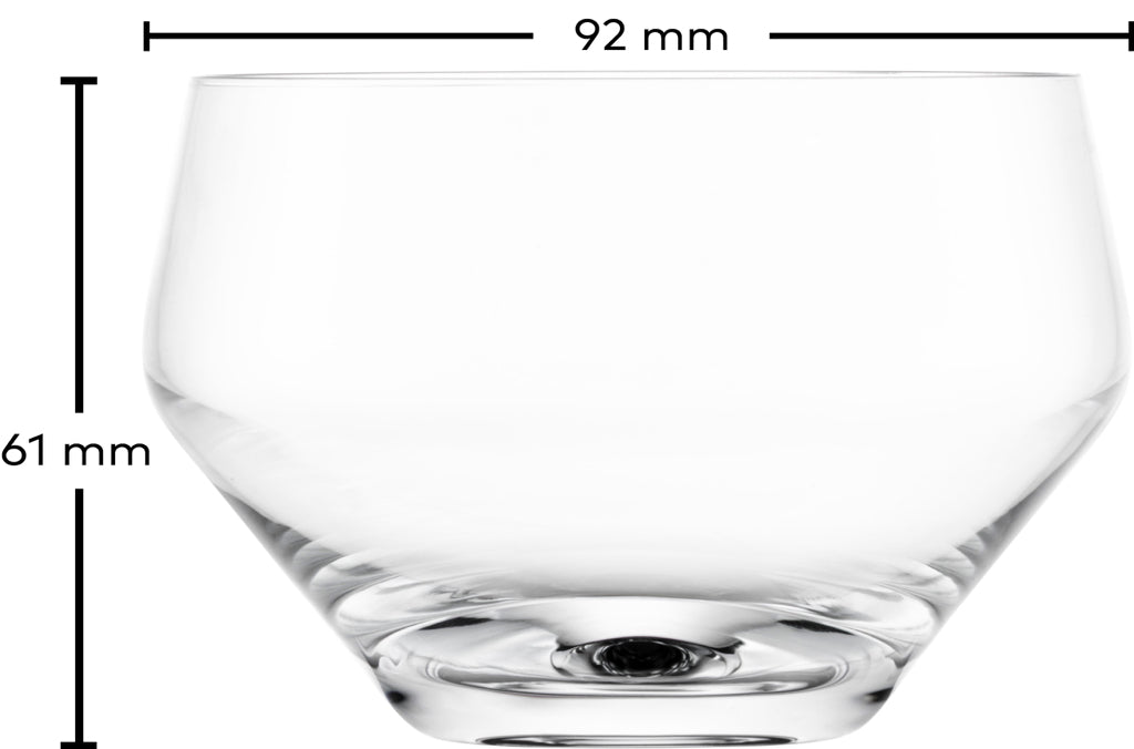 Zwiesel Glas Début Drink Bowl 25,2 Cl with Mousse Point - 2 Pieces