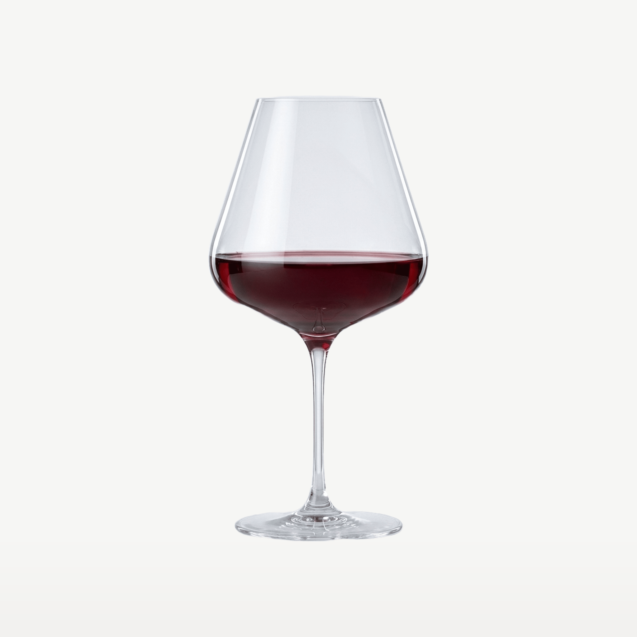 Spiegelau Definition Bourgogne wijnglas gevuld met rode wijn