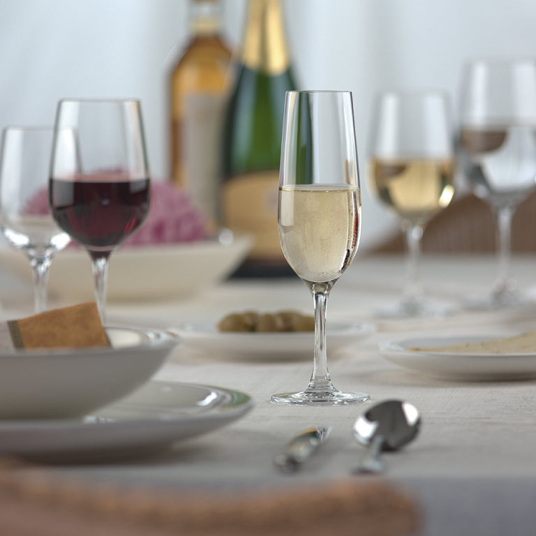Schott Zwiesel Congresso Champagneglas 24 Cl met Mousseerpunt - 6 Stuks