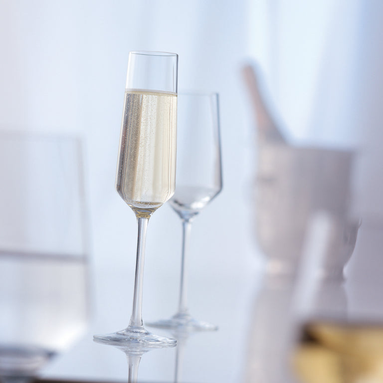 Zwiesel Glas Belfesta Champagneglas 21,5 Cl met Mousseerpunt - 6 Stuks