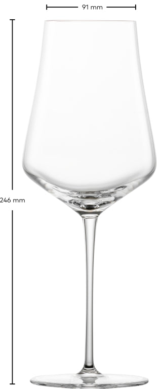 Zwiesel Glas Duo Wine Glass 54,8 Cl with Mousse Point in Gift Packaging - 2 Pieces