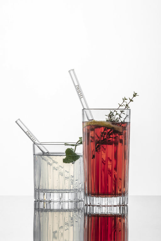 Schott Zwiesel glass straws with logo 21 Cm - 5 pieces