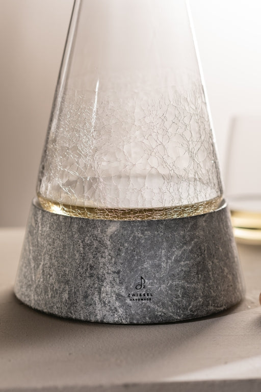 Zwiesel Glas Symbiosis Decanter 75 Cl with Stone Base