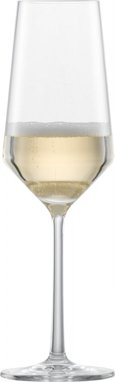 Zwiesel Glas Pure Champagneglas 29,7 Cl met Mousseerpunt in Geschenkverpakking - 2 Stuks