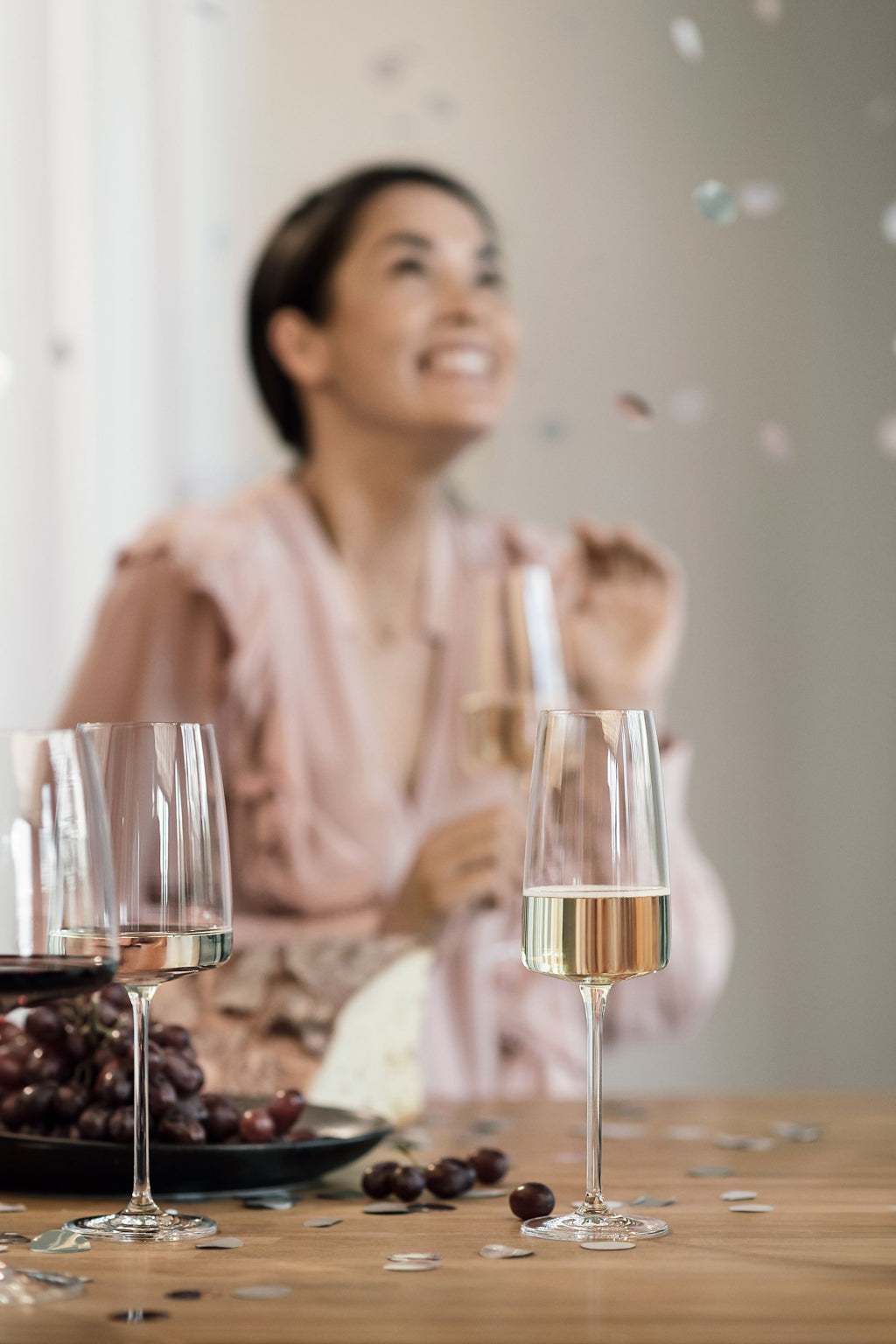 Zwiesel Glas Vivid Senses Champagneglas Light & Fresh 38,8 Cl in Geschenkverpakking - 2 Stuks