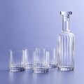 Luigi Bormioli Bach Whiskey Karaf 70 Cl - 4X Tumbler D.O.F. 33,5 Cl - 5 Stuks