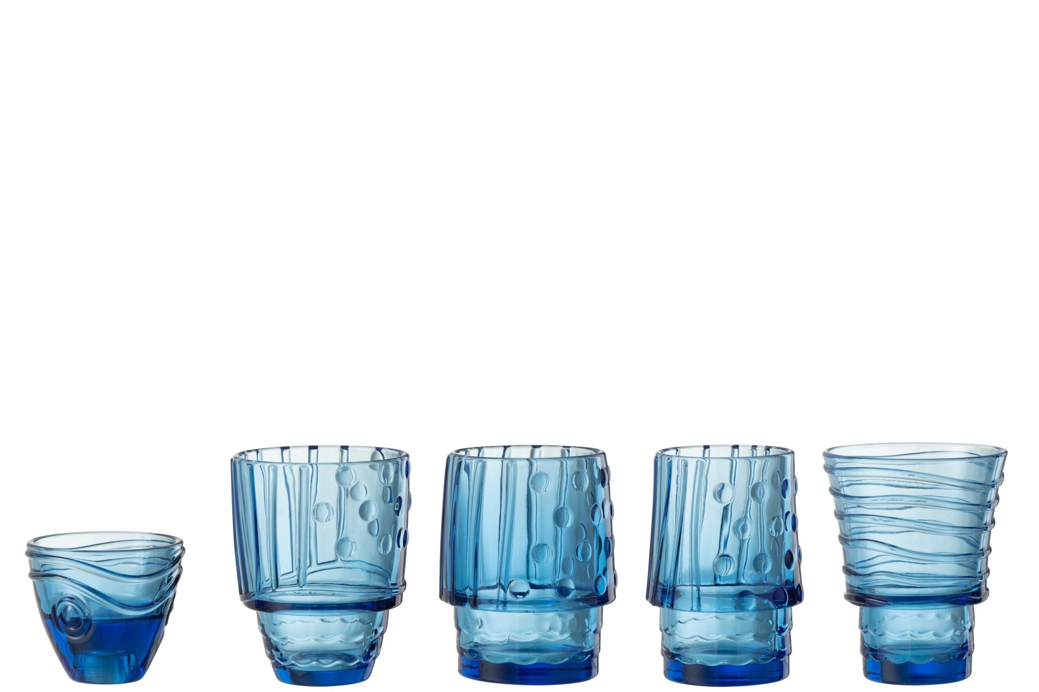 J-Line Vis Coupe Hoog Blauw