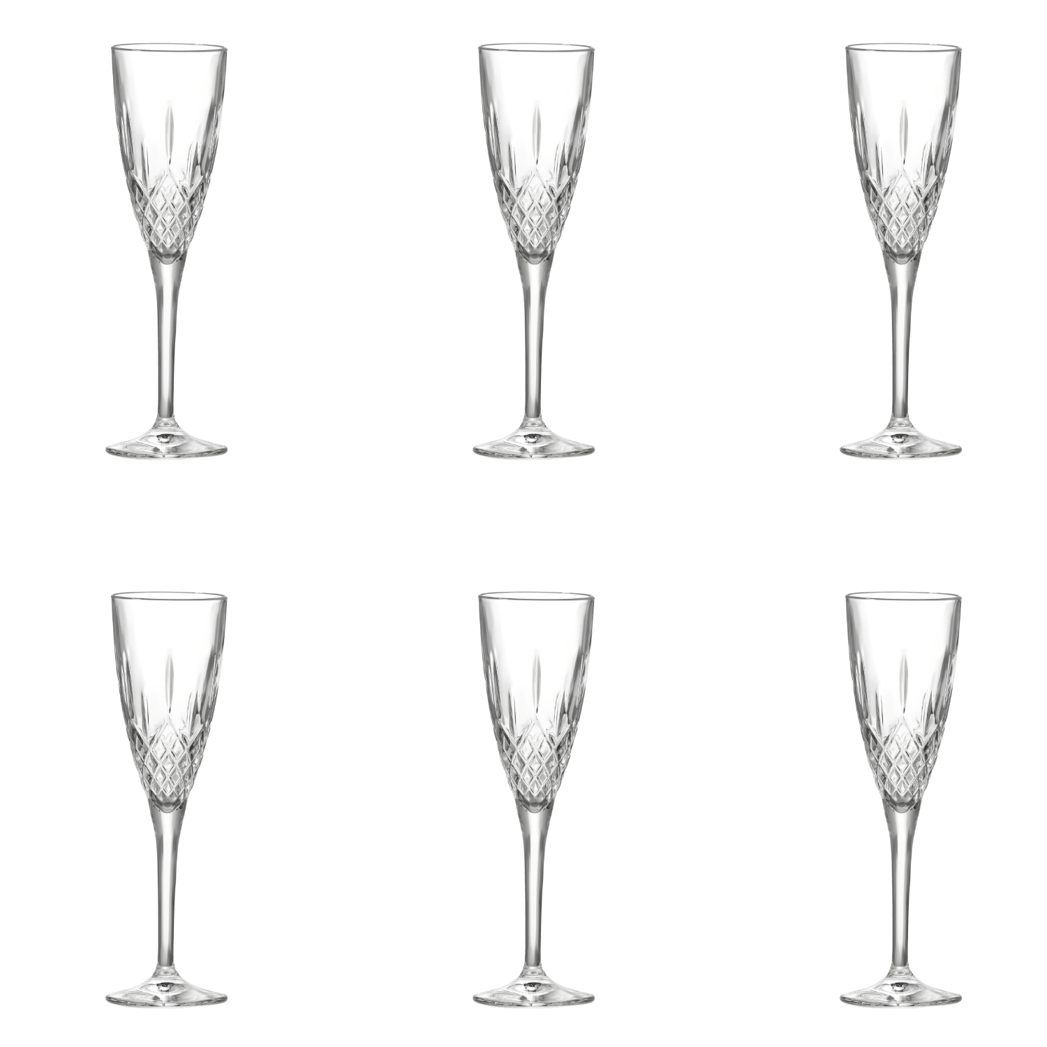 RCR London Champagne Flute 16 Cl - 6 Stuks - Glazen.nl