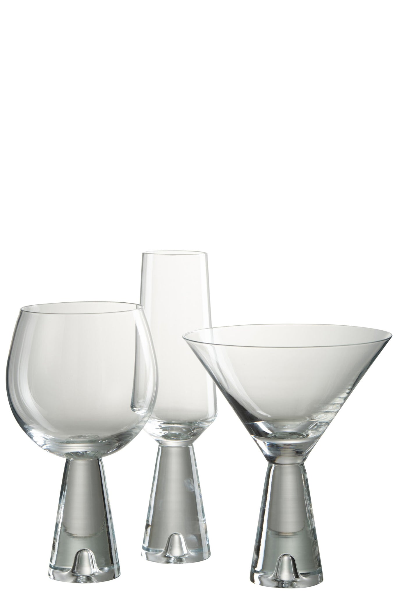 J-Line Lewis Cocktail Glass Transparent