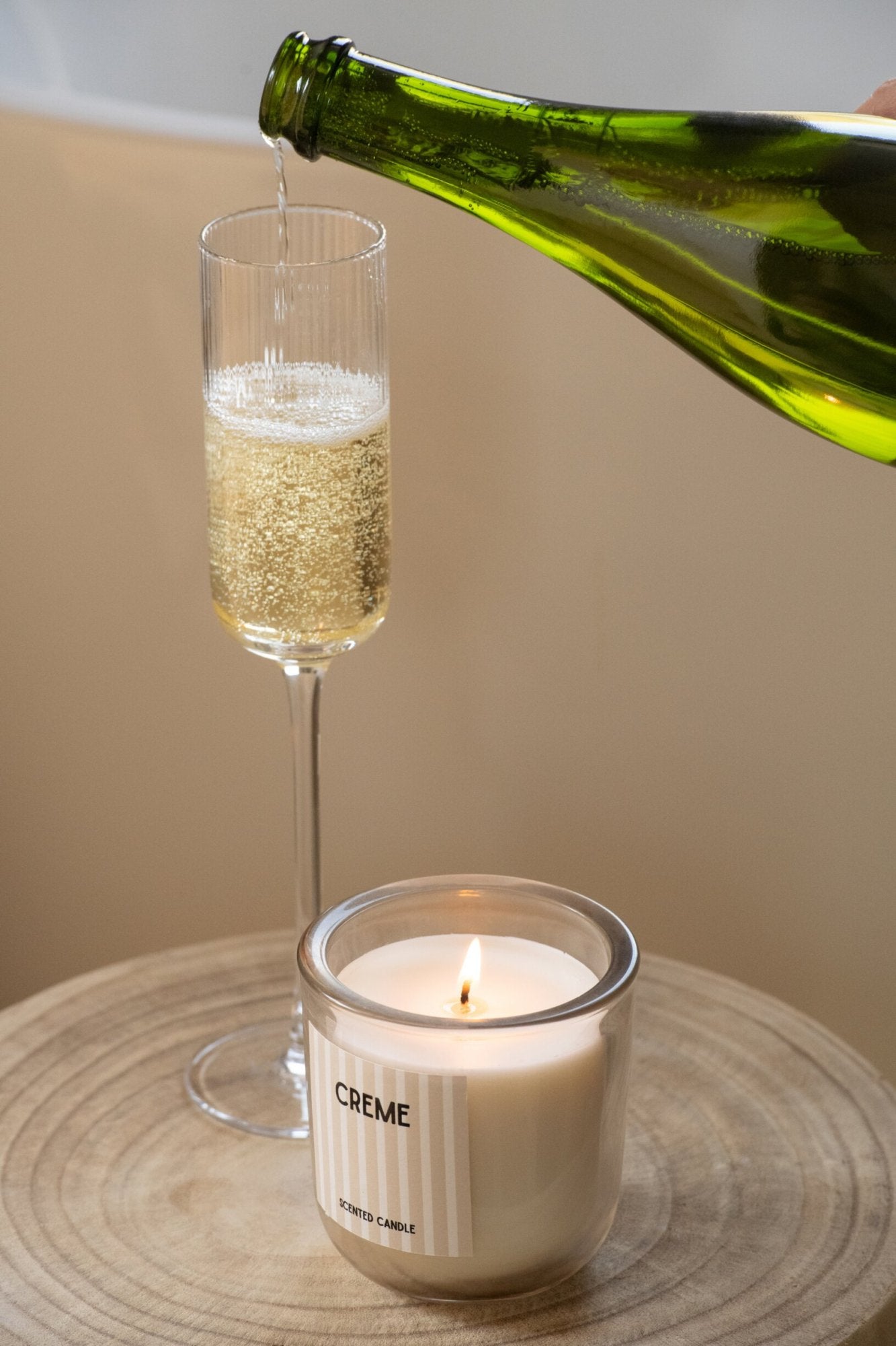 J-Line Louise Champagneglas 18 Cl Transparant