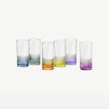 RCR Brillante Colour Highball Glass 37 Cl - 6 Pieces