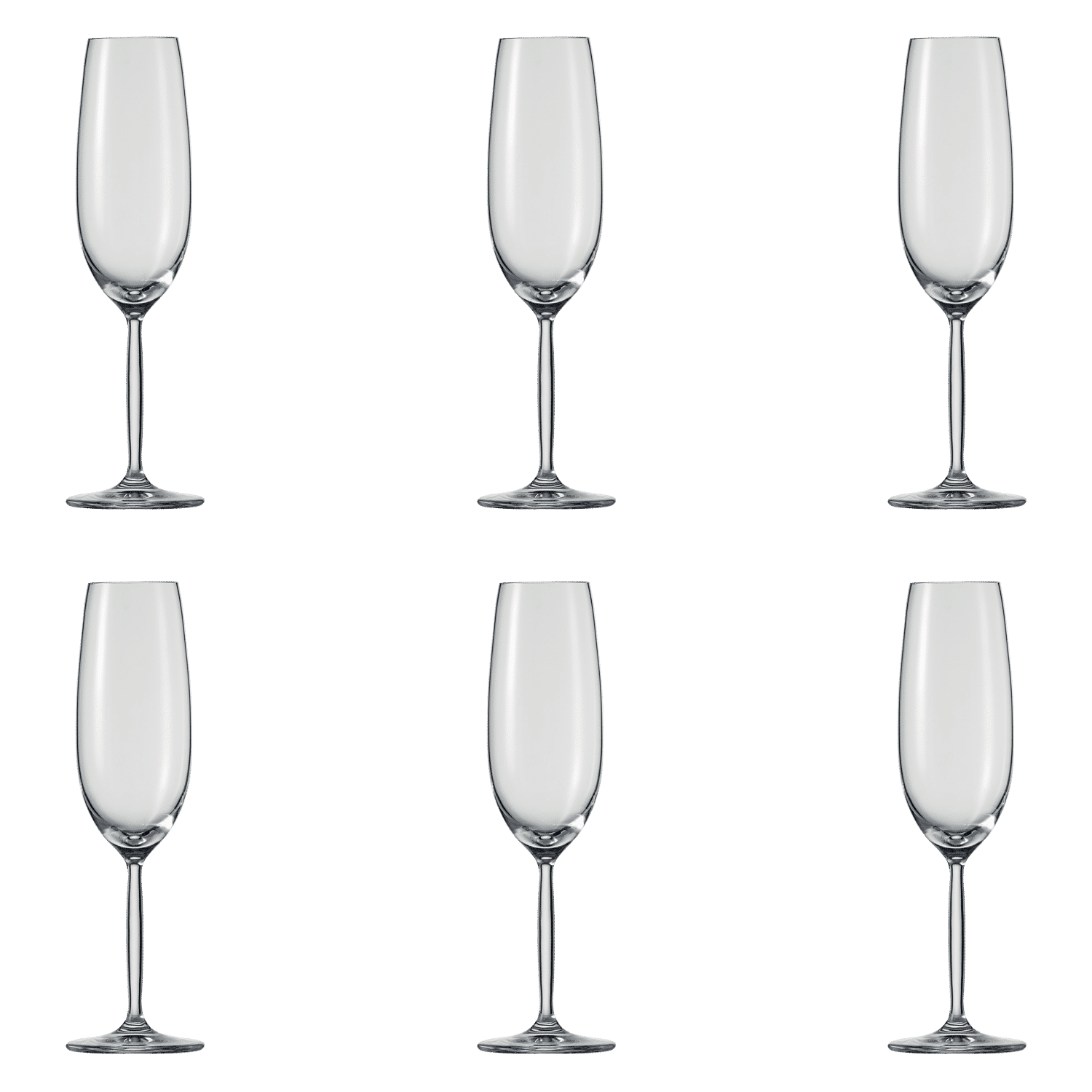 Schott Zwiesel Diva Champagneglas / Flute 21,9 cl - 6 Stuks - Glazen.nl