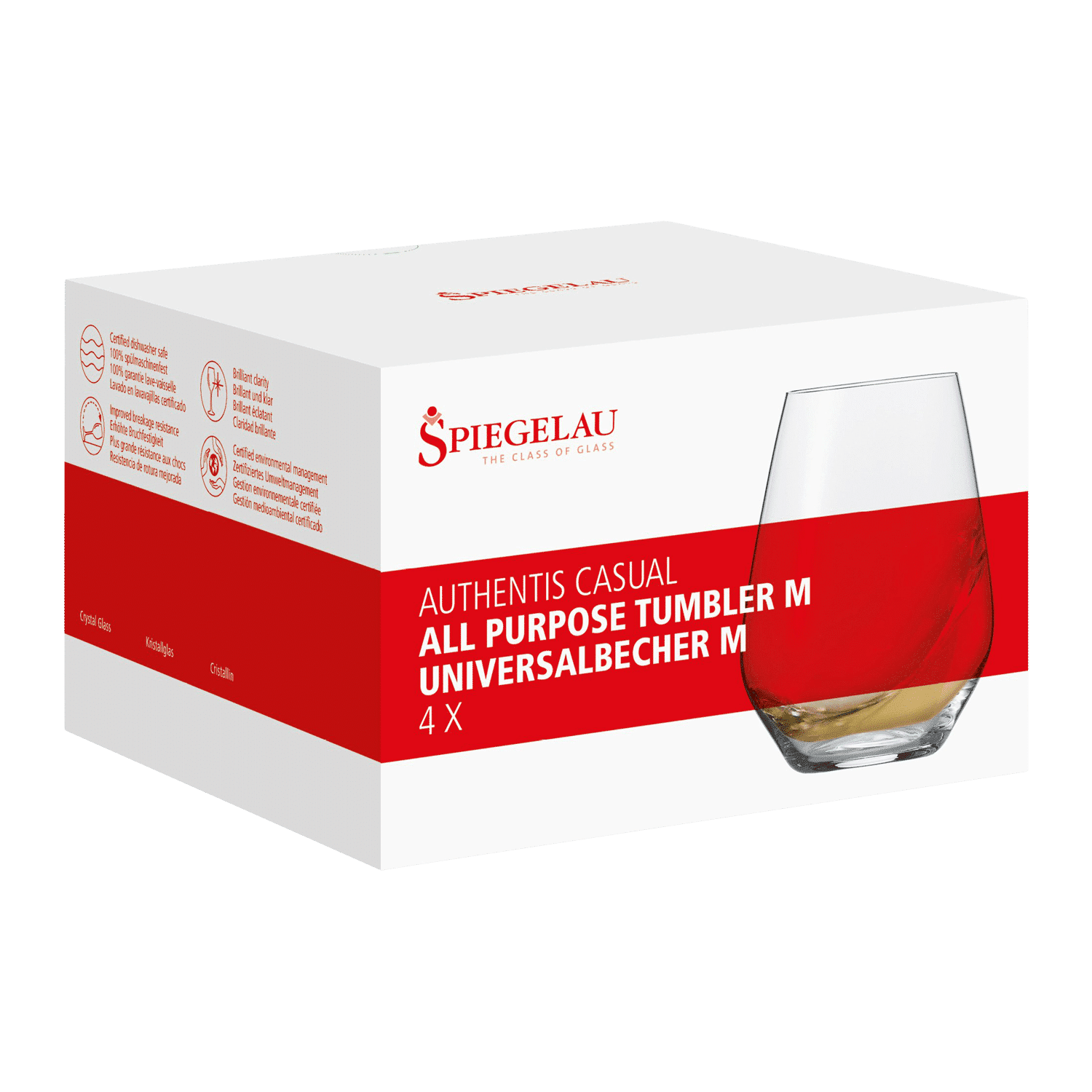 Spiegelau Authentis Casual Tumbler 42 Cl M - 12 Stuks - Glazen.nl