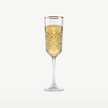 Pasabahce Timeless Champagneglas / Flute 17,5 Cl Gouden Rand - 4 Stuks