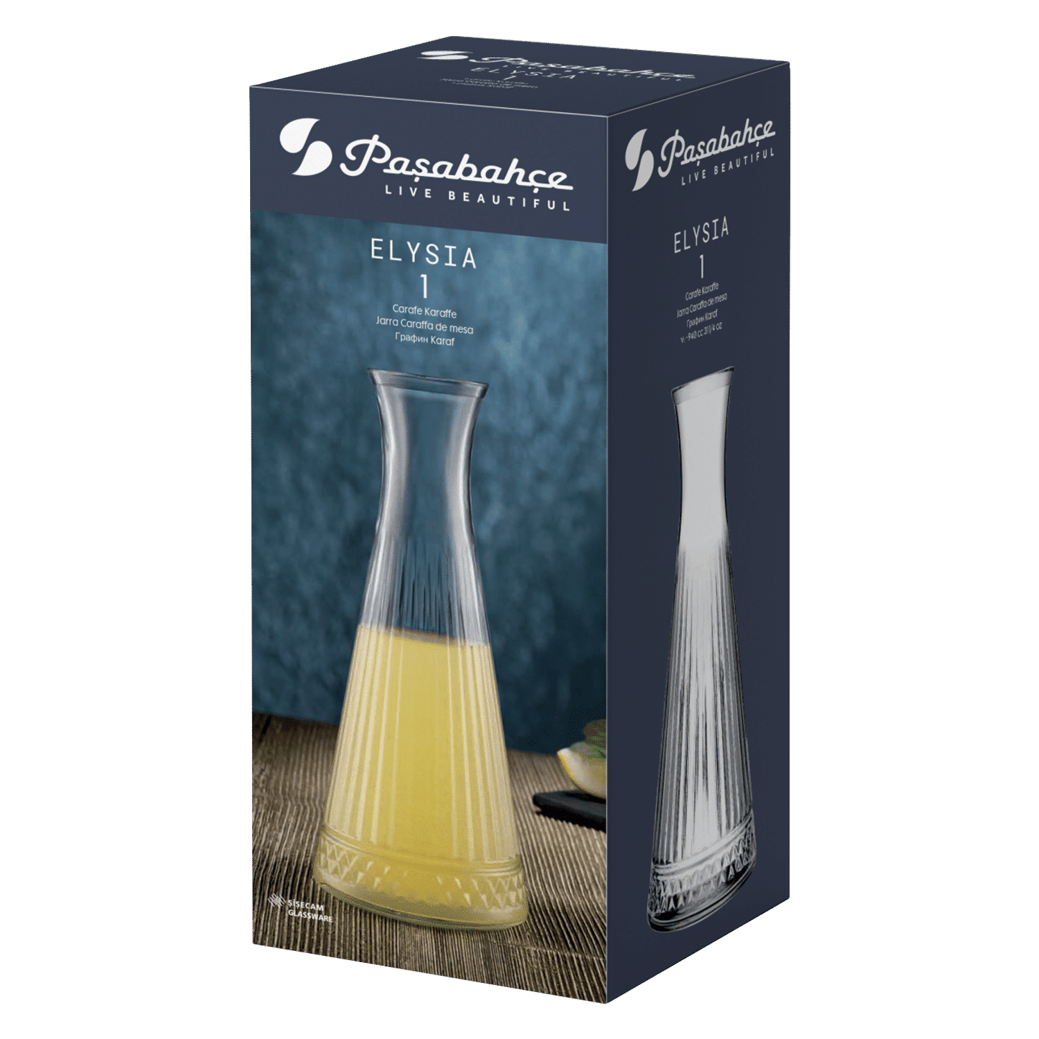 Pasabahce Elysia Karaf 0,94 Liter - Glazen.nl