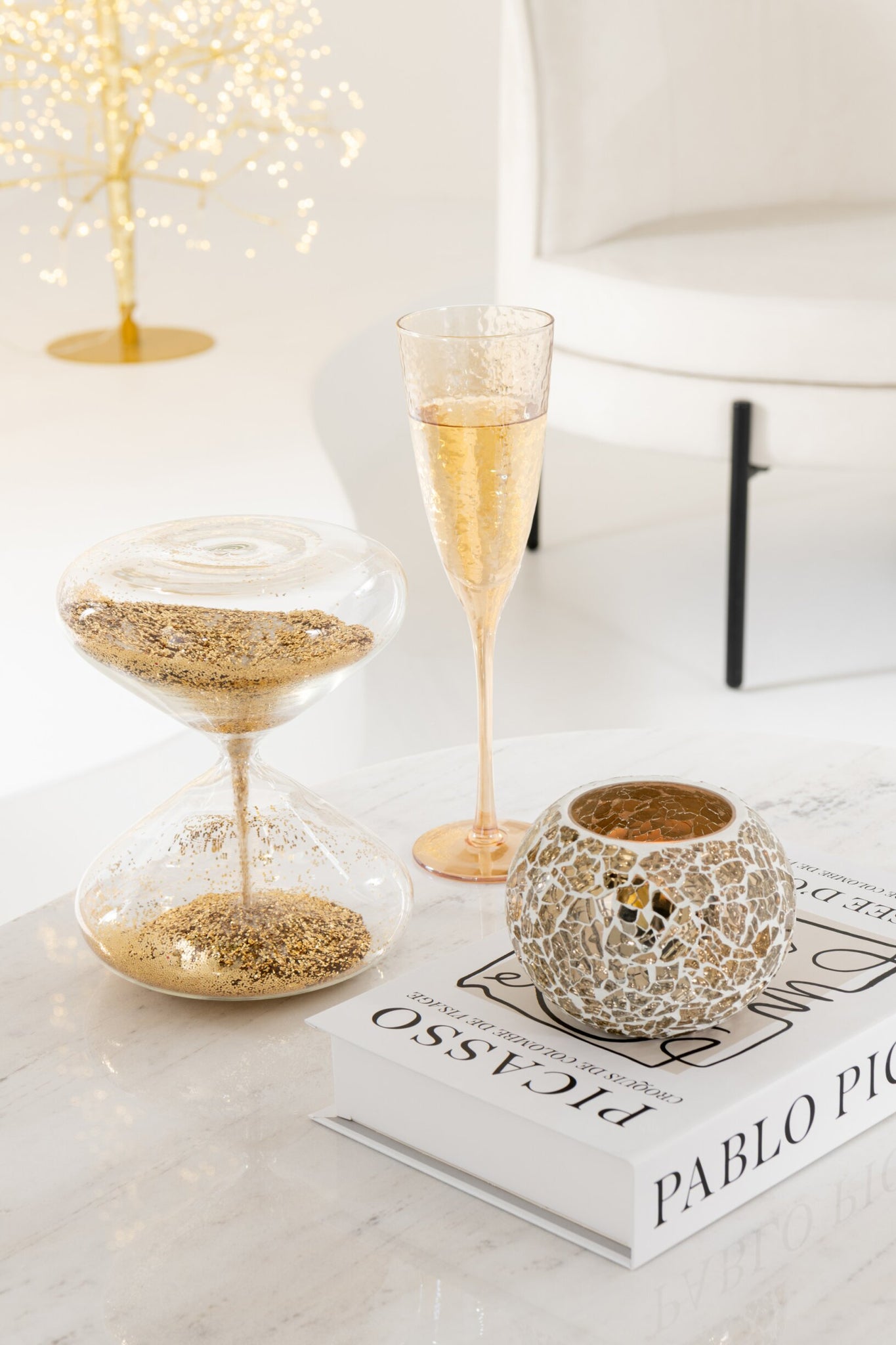 J-Line Champagneglas Goudkleurig