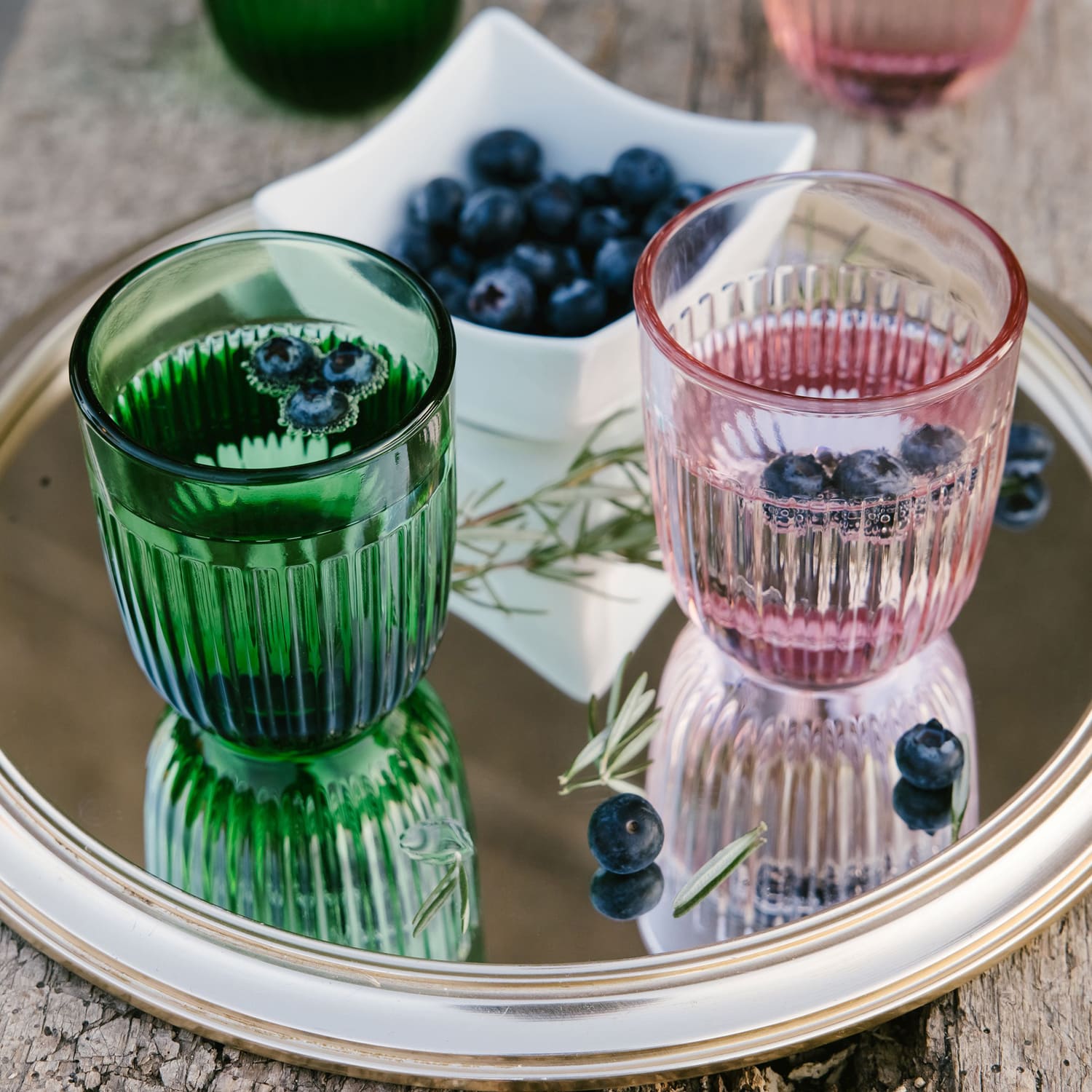 La Rochère Ouessant Tumbler 26 Cl Groen - 6 Stuks - Glazen.nl
