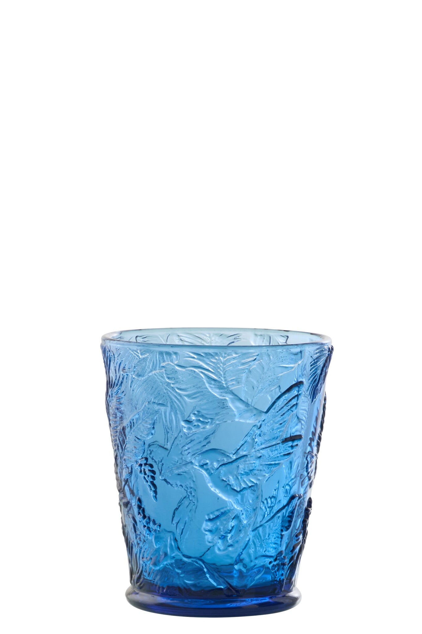 J-Line Waterglas Vogels Blauw